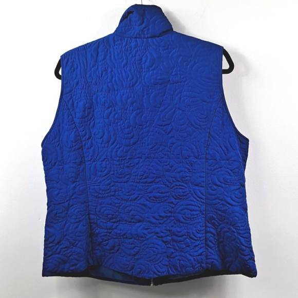 Christopher & Banks Blue Quilted Vest - Picture 4 of 4